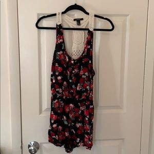 Forever 21- Floral print romper